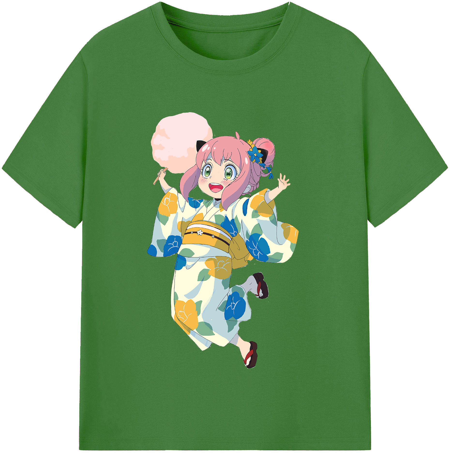 （画像用） SPY×FAMILY间谍家家酒 レディースカジュアルプリントTシャツ（綿100％）